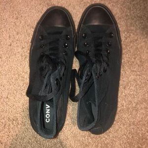 black high top converse